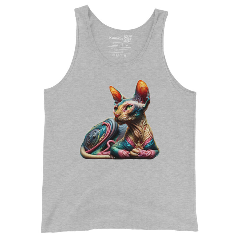Psychedelische Sphinxkatze Unisex-Tank-Top – Tank Tops – klamottn.de