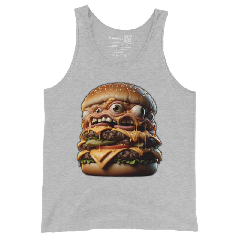 Verrückter Monster-Burger Unisex-Tank-Top – Tank Tops – klamottn.de