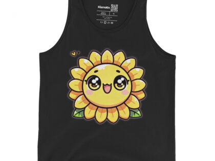 Kawaii Sonnenblume mit großen Glubschaugen Unisex-Tank-Top – Tank Tops – klamottn.de Kawaii Sonnenblume mit großen Glubschaugen Unisex-Tank-Top – Tank Tops – klamottn.de