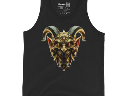 Goldener Dämonkopf Unisex-Tank-Top – Tank Tops – klamottn.de Goldener Dämonkopf Unisex-Tank-Top – Tank Tops – klamottn.de