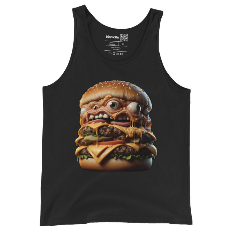 Verrückter Monster-Burger Unisex-Tank-Top – Tank Tops – klamottn.de