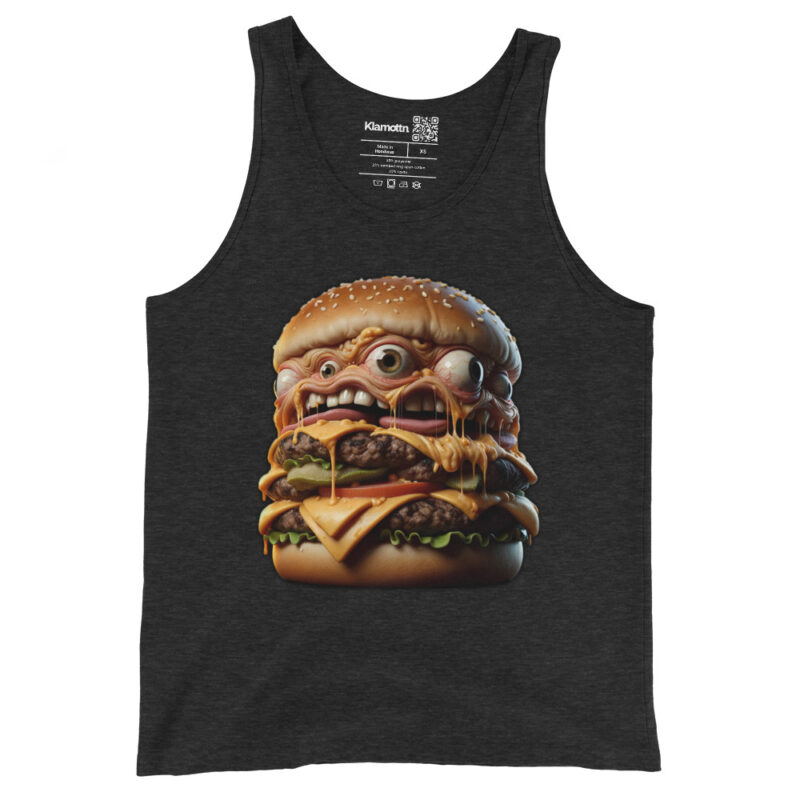 Verrückter Monster-Burger Unisex-Tank-Top – Tank Tops – klamottn.de