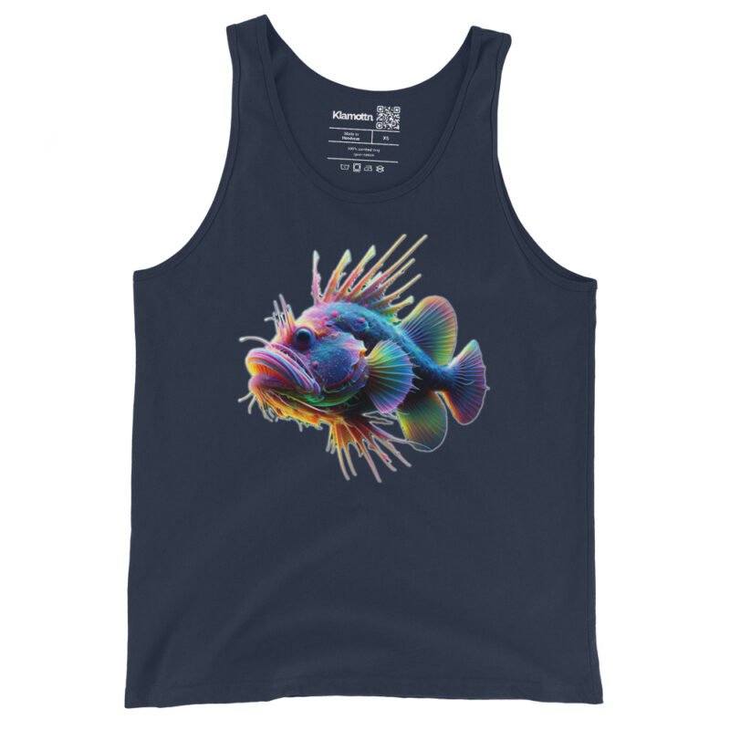 Neon-Stachel-Fisch Unisex-Tank-Top – Tank Tops – klamottn.de