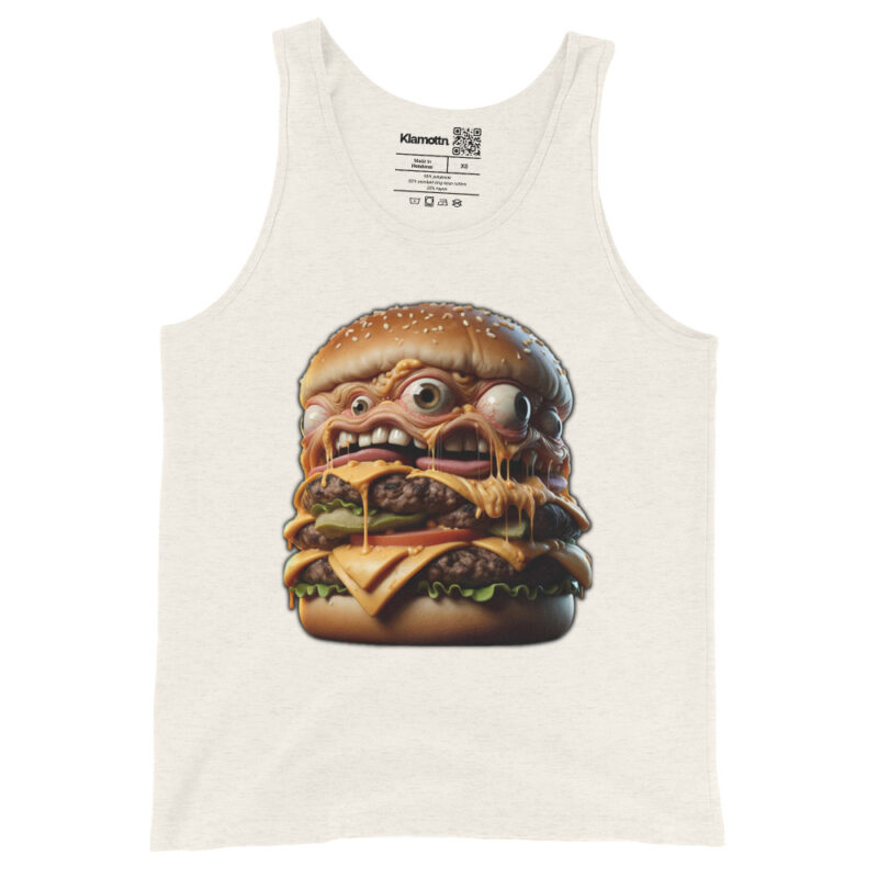 Verrückter Monster-Burger Unisex-Tank-Top – Tank Tops – klamottn.de