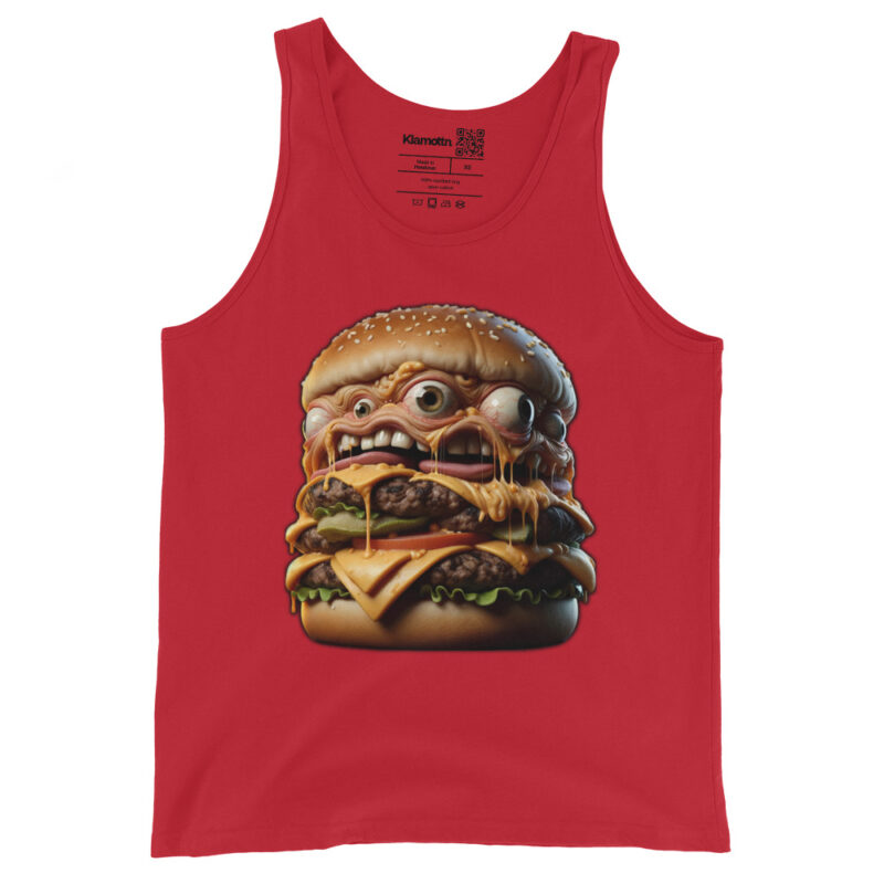 Verrückter Monster-Burger Unisex-Tank-Top – Tank Tops – klamottn.de