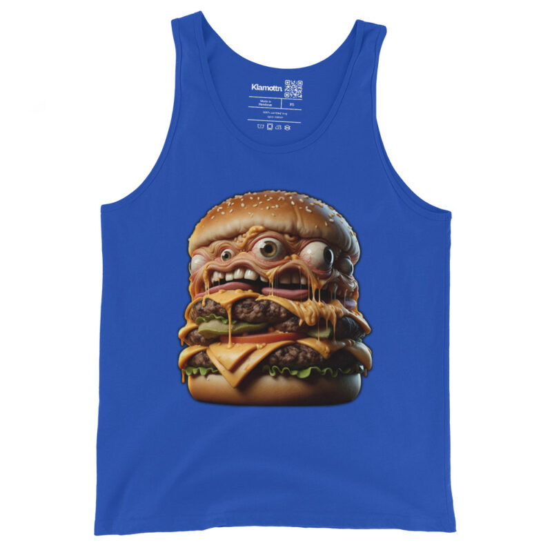 Verrückter Monster-Burger Unisex-Tank-Top – Tank Tops – klamottn.de
