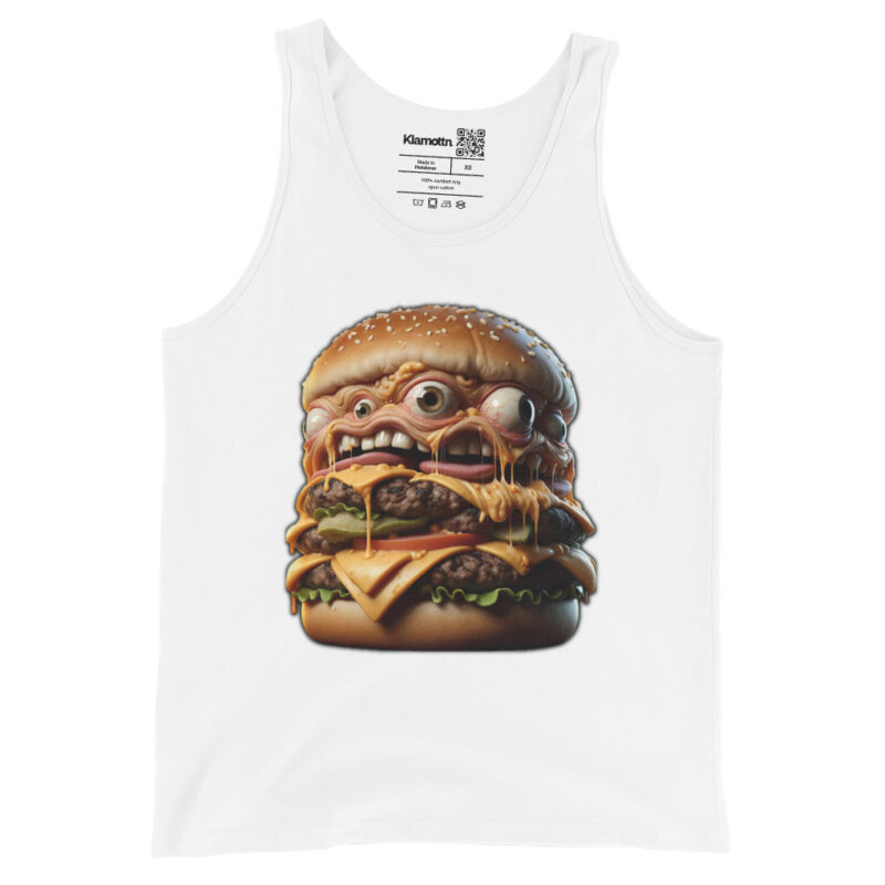 Verrückter Monster-Burger Unisex-Tank-Top – Tank Tops – klamottn.de