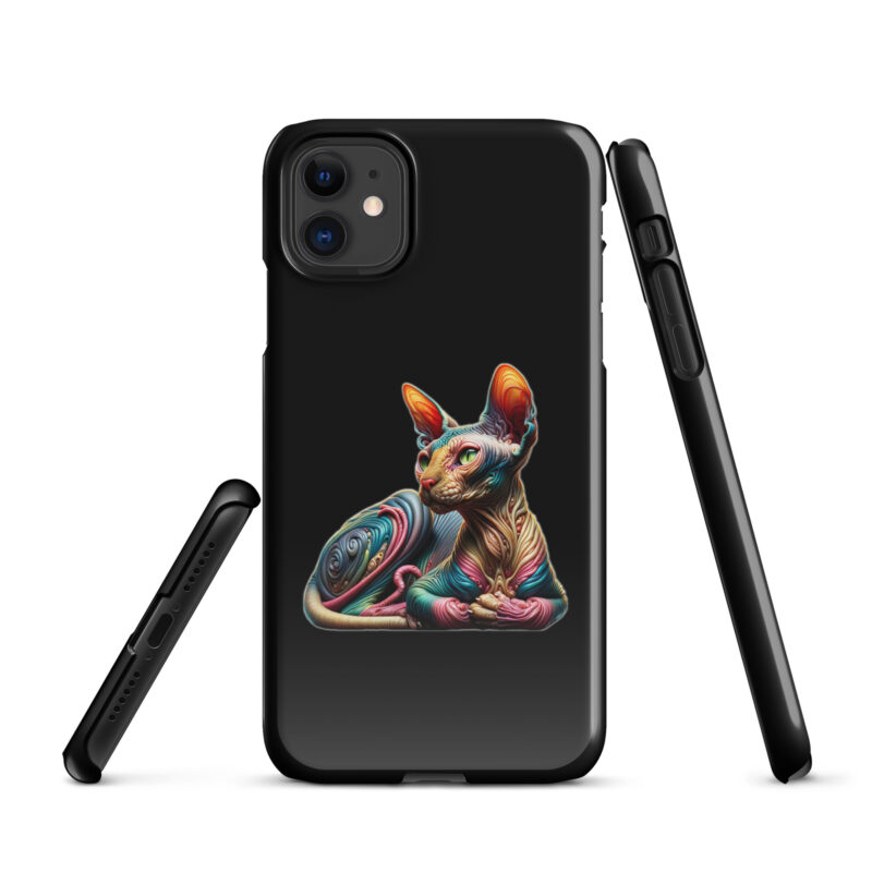 Psychedelische Sphinxkatze Snapcase iPhone®-Hülle – Accessoires – klamottn.de