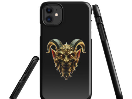 Goldener Dämonkopf Snapcase iPhone®-Hülle – Accessoires – klamottn.de Goldener Dämonkopf Snapcase iPhone®-Hülle – Accessoires – klamottn.de