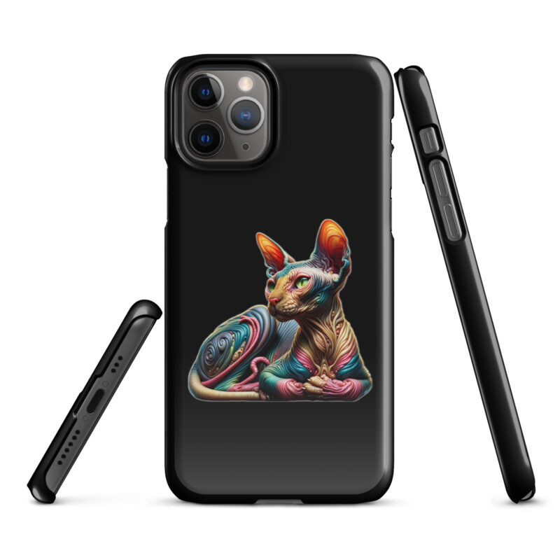 Psychedelische Sphinxkatze Snapcase iPhone®-Hülle – Accessoires – klamottn.de