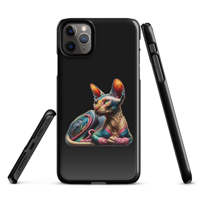 Psychedelische Sphinxkatze Snapcase iPhone®-Hülle – Accessoires – klamottn.de