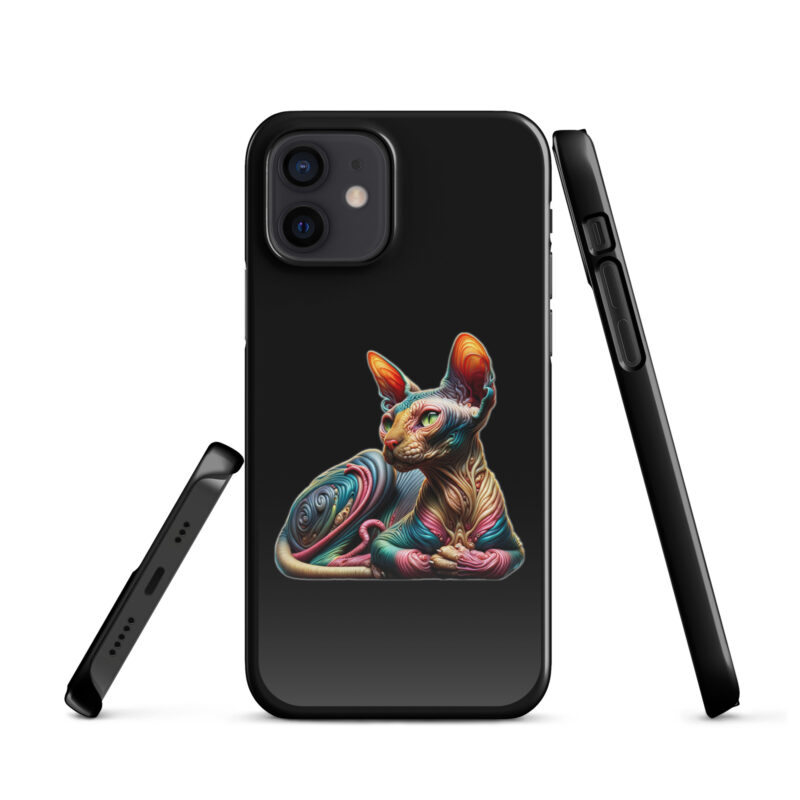 Psychedelische Sphinxkatze Snapcase iPhone®-Hülle – Accessoires – klamottn.de