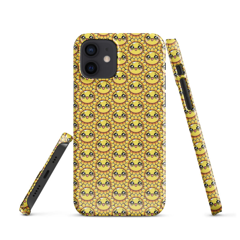 Kawaii Sonnenblume mit großen Glubschaugen Snapcase iPhone®-Hülle – Accessoires – klamottn.de