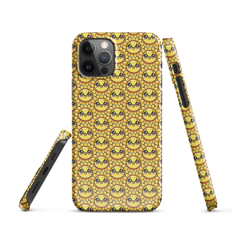 Kawaii Sonnenblume mit großen Glubschaugen Snapcase iPhone®-Hülle – Accessoires – klamottn.de