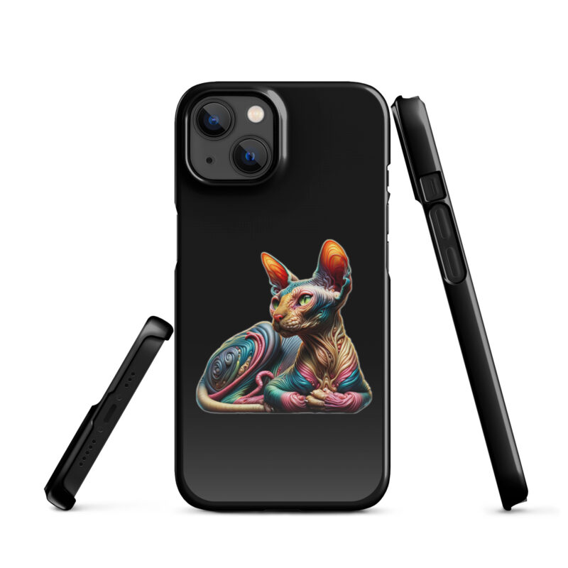 Psychedelische Sphinxkatze Snapcase iPhone®-Hülle – Accessoires – klamottn.de