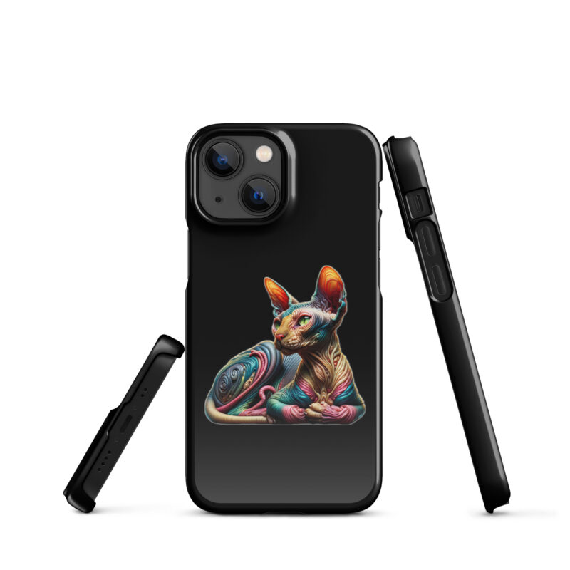 Psychedelische Sphinxkatze Snapcase iPhone®-Hülle – Accessoires – klamottn.de