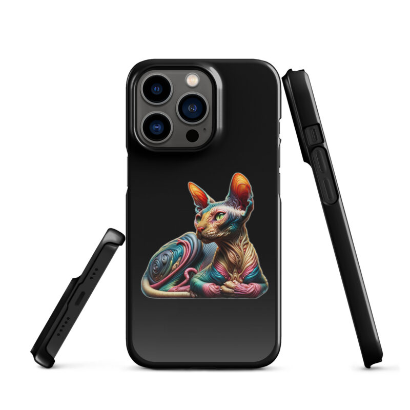 Psychedelische Sphinxkatze Snapcase iPhone®-Hülle – Accessoires – klamottn.de