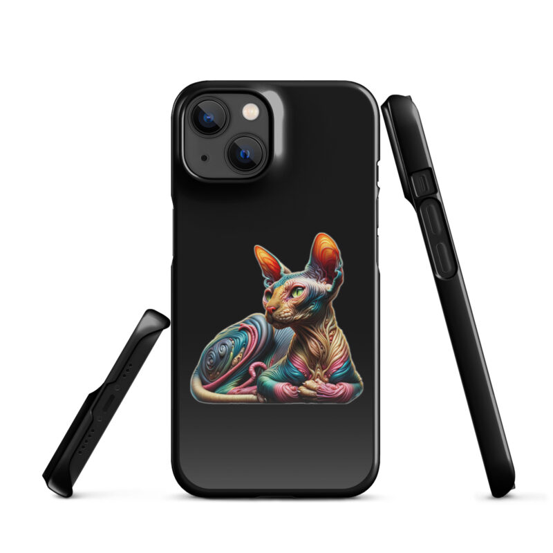 Psychedelische Sphinxkatze Snapcase iPhone®-Hülle – Accessoires – klamottn.de