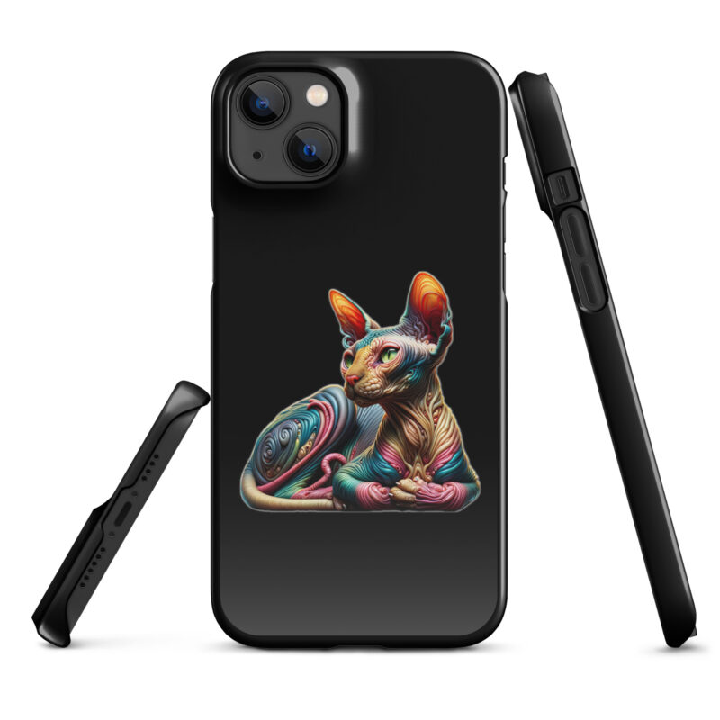 Psychedelische Sphinxkatze Snapcase iPhone®-Hülle – Accessoires – klamottn.de