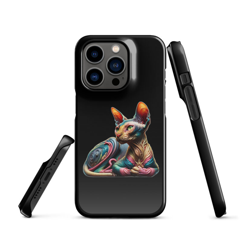 Psychedelische Sphinxkatze Snapcase iPhone®-Hülle – Accessoires – klamottn.de