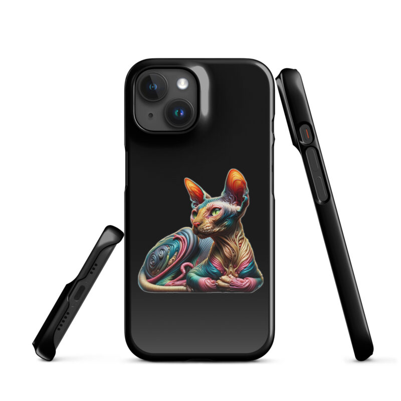 Psychedelische Sphinxkatze Snapcase iPhone®-Hülle – Accessoires – klamottn.de