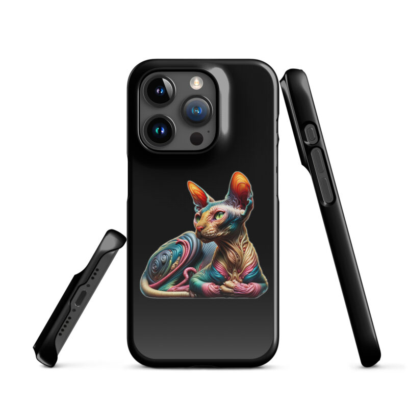Psychedelische Sphinxkatze Snapcase iPhone®-Hülle – Accessoires – klamottn.de