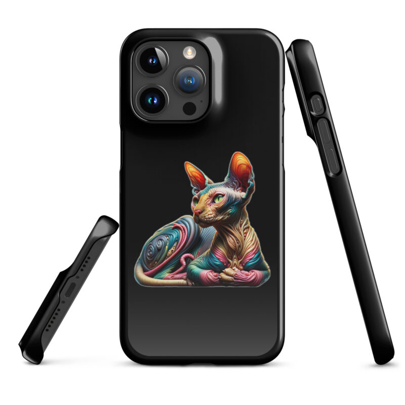 Psychedelische Sphinxkatze Snapcase iPhone®-Hülle – Accessoires – klamottn.de