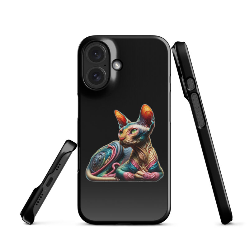 Psychedelische Sphinxkatze Snapcase iPhone®-Hülle – Accessoires – klamottn.de