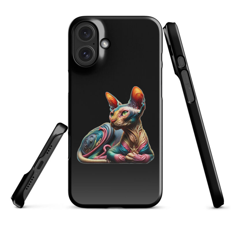 Psychedelische Sphinxkatze Snapcase iPhone®-Hülle – Accessoires – klamottn.de