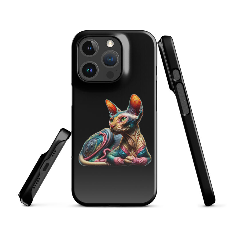 Psychedelische Sphinxkatze Snapcase iPhone®-Hülle – Accessoires – klamottn.de