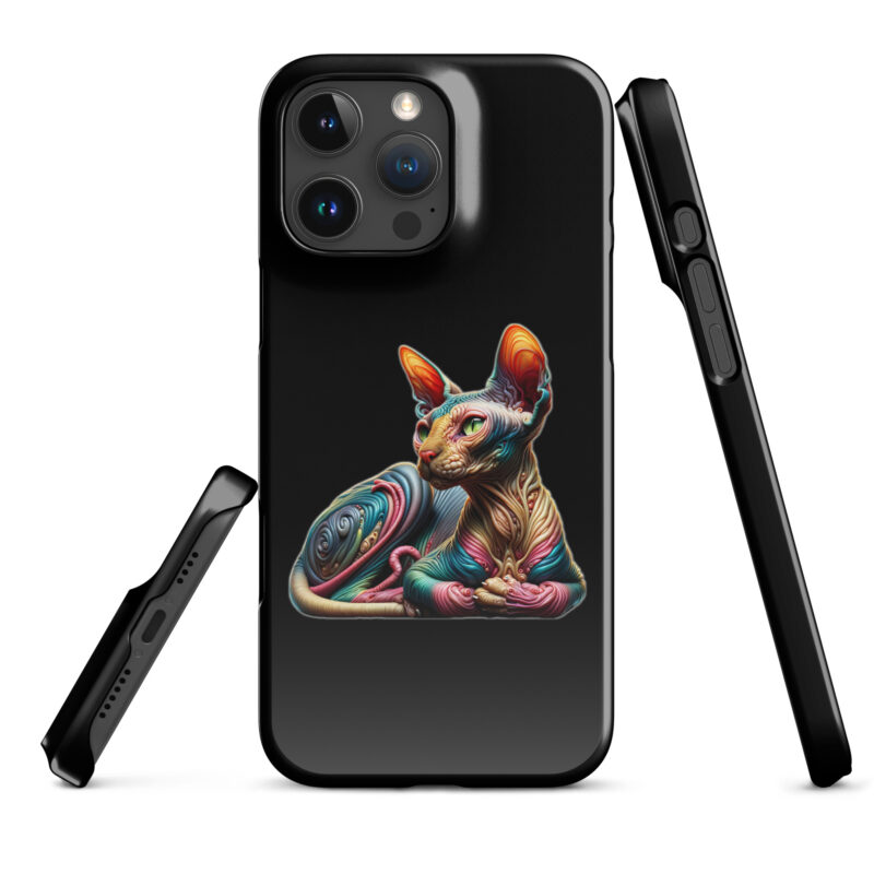 Psychedelische Sphinxkatze Snapcase iPhone®-Hülle – Accessoires – klamottn.de