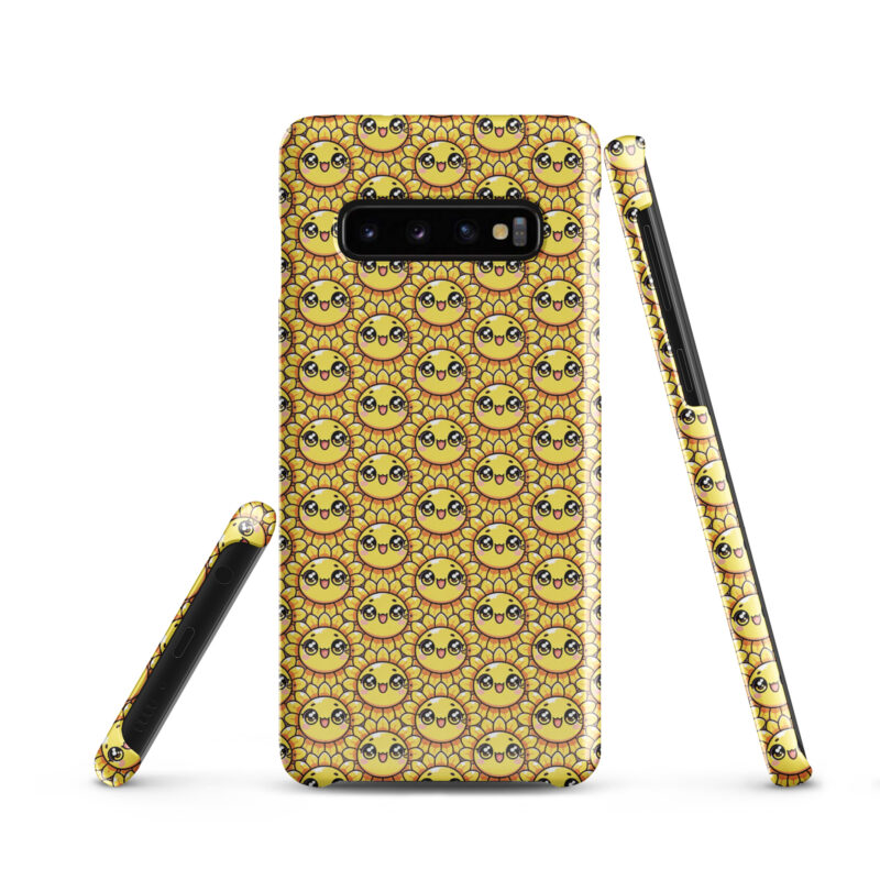 Kawaii sunflower with large glub shows Snapcase Samsung® cover