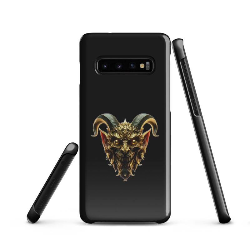 Goldener Dämonkopf Snapcase Samsung®-Hülle – Accessoires – klamottn.de