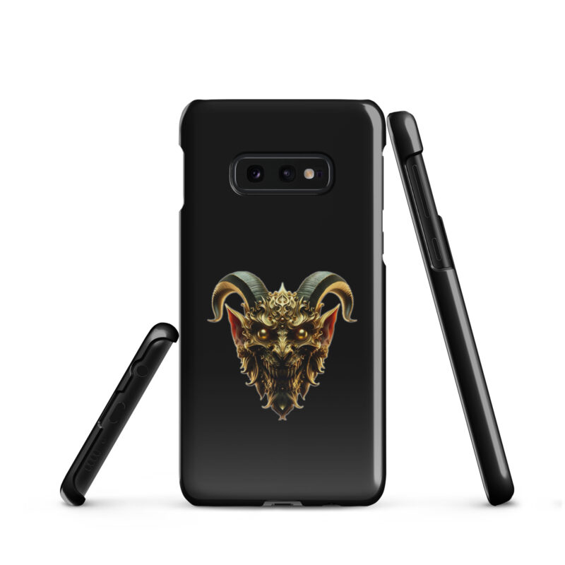 Goldener Dämonkopf Snapcase Samsung®-Hülle – Accessoires – klamottn.de
