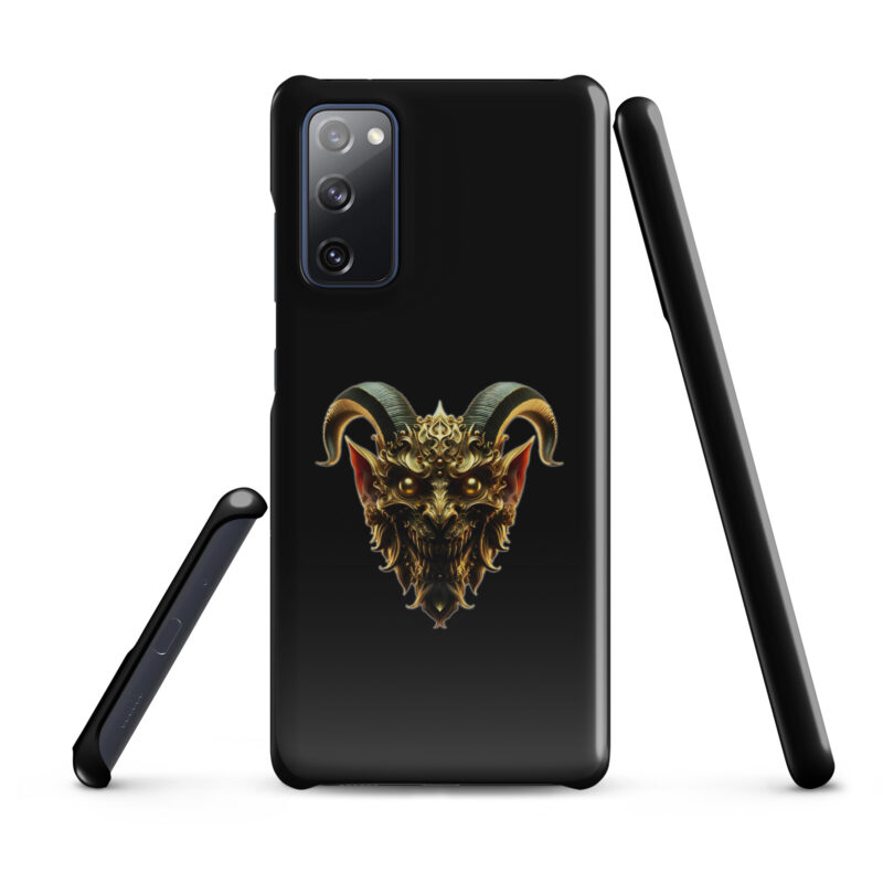 Goldener Dämonkopf Snapcase Samsung®-Hülle – Accessoires – klamottn.de