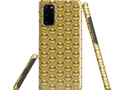Kawaii Sonnenblume mit großen Glubschaugen Snapcase Samsung®-Hülle – Accessoires – klamottn.de
