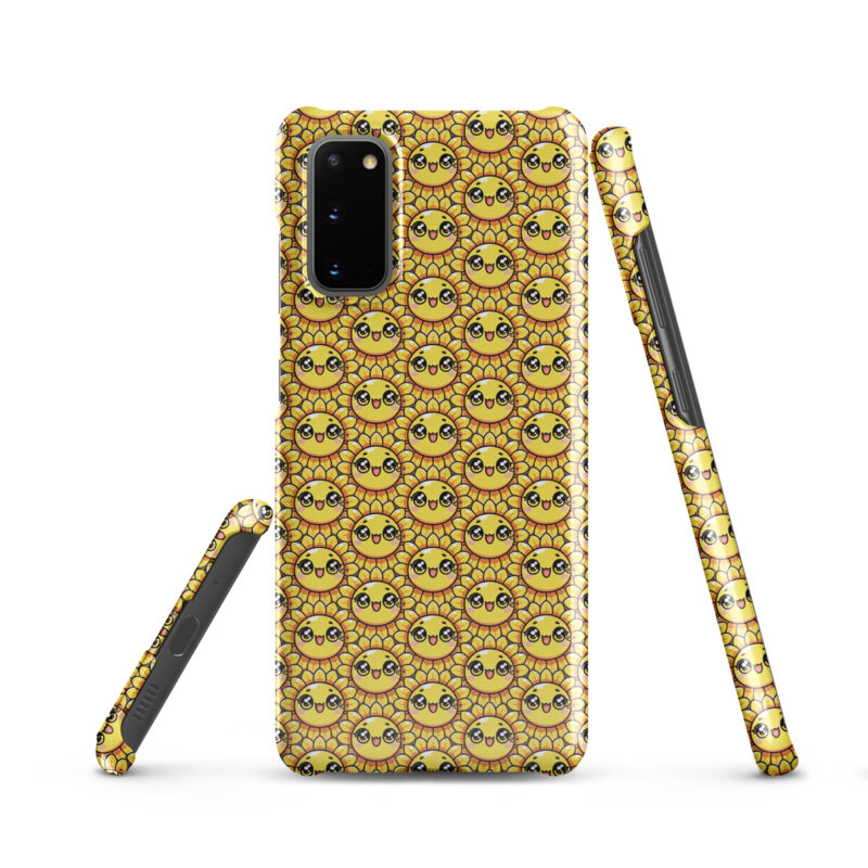 Kawaii sunflower with large glub shows Snapcase Samsung® cover