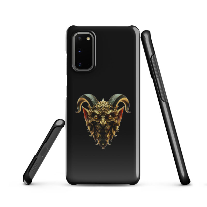 Goldener Dämonkopf Snapcase Samsung®-Hülle – Accessoires – klamottn.de