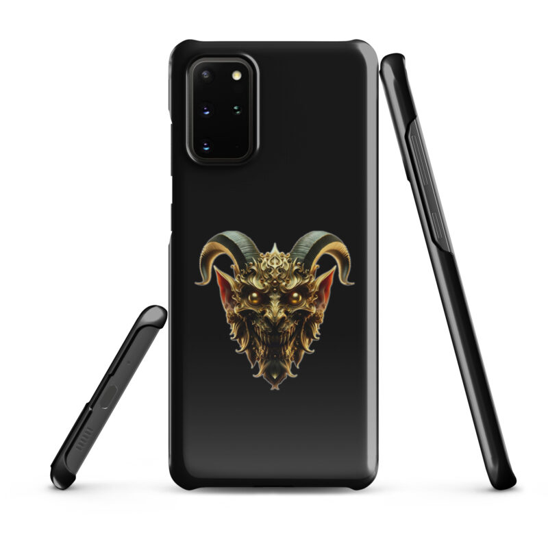 Goldener Dämonkopf Snapcase Samsung®-Hülle – Accessoires – klamottn.de