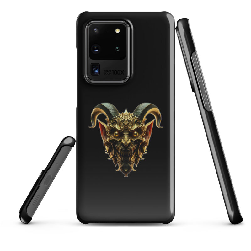 Goldener Dämonkopf Snapcase Samsung®-Hülle – Accessoires – klamottn.de