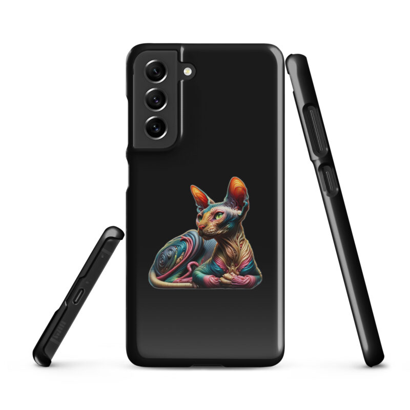 Psychedelische Sphinxkatze Snapcase Samsung®-Hülle