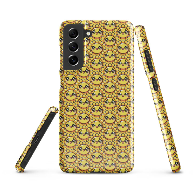 Kawaii sunflower with large glub shows Snapcase Samsung® cover