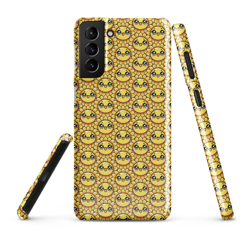 Kawaii sunflower with large glub shows Snapcase Samsung® cover