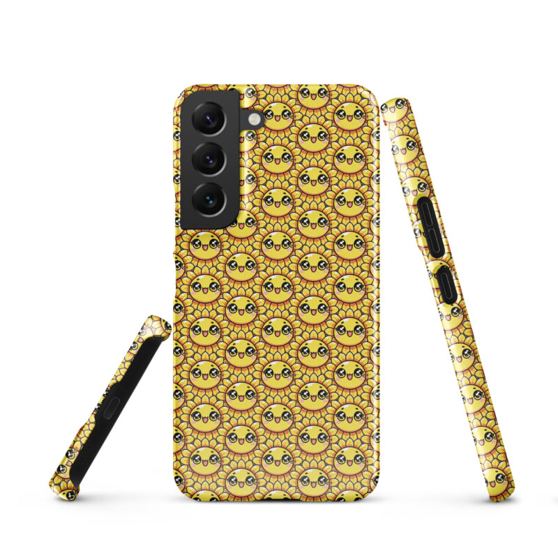 Kawaii sunflower with large glub shows Snapcase Samsung® cover