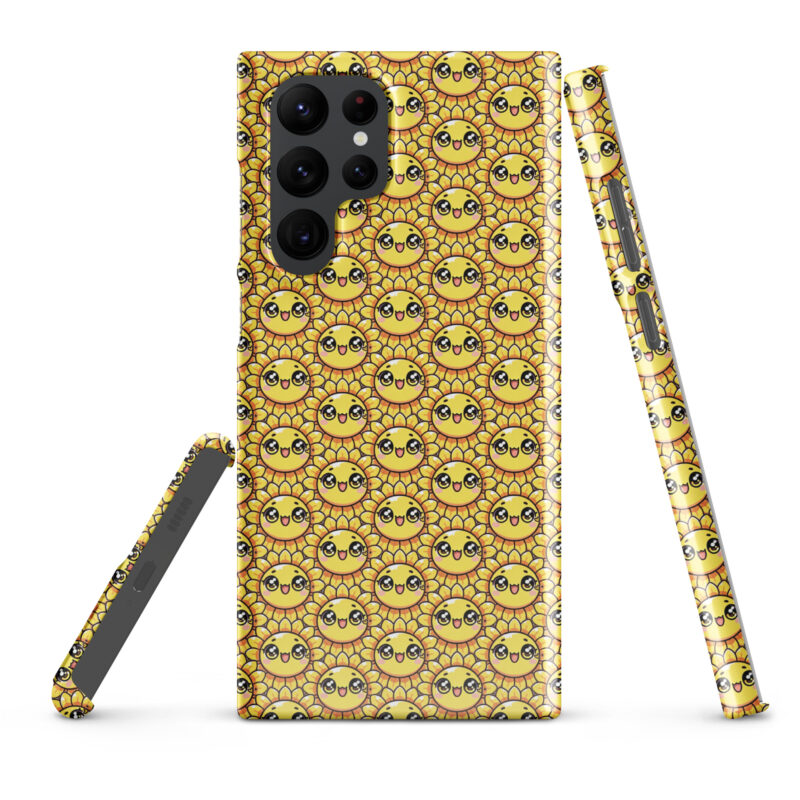 Kawaii sunflower with large glub shows Snapcase Samsung® cover