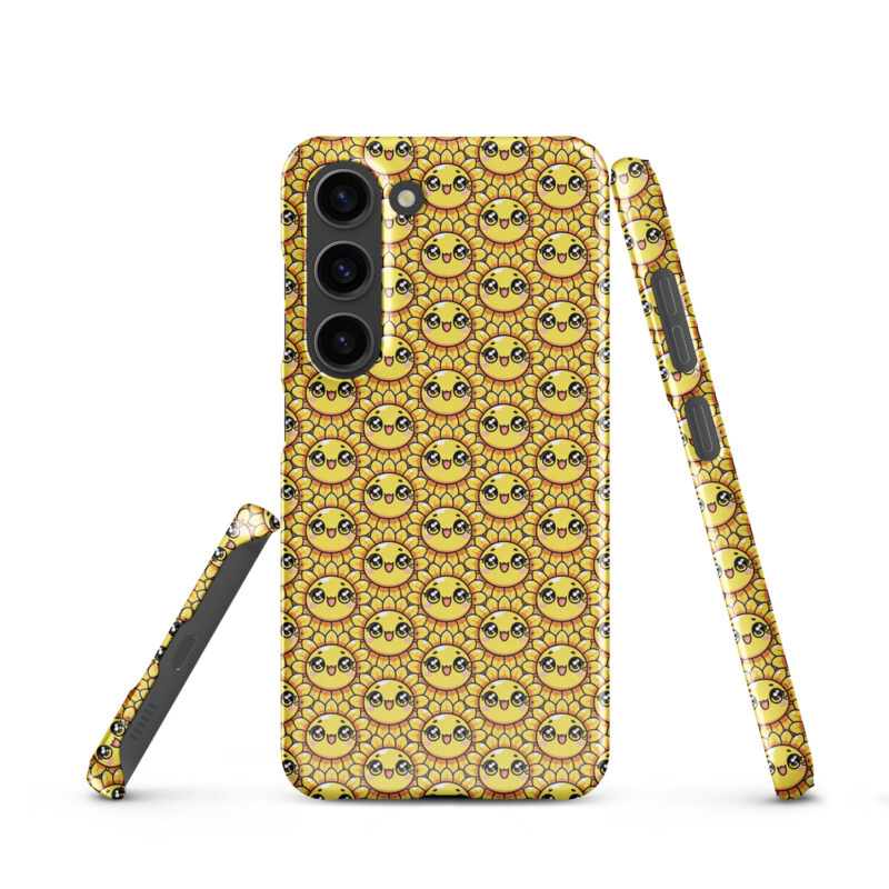Kawaii sunflower with large glub shows Snapcase Samsung® cover