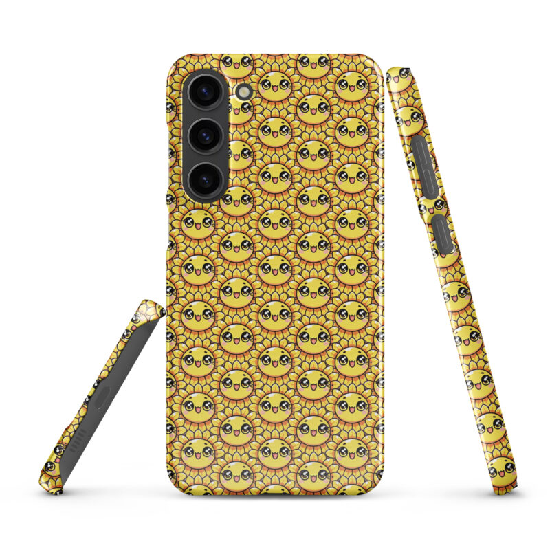 Kawaii sunflower with large glub shows Snapcase Samsung® cover