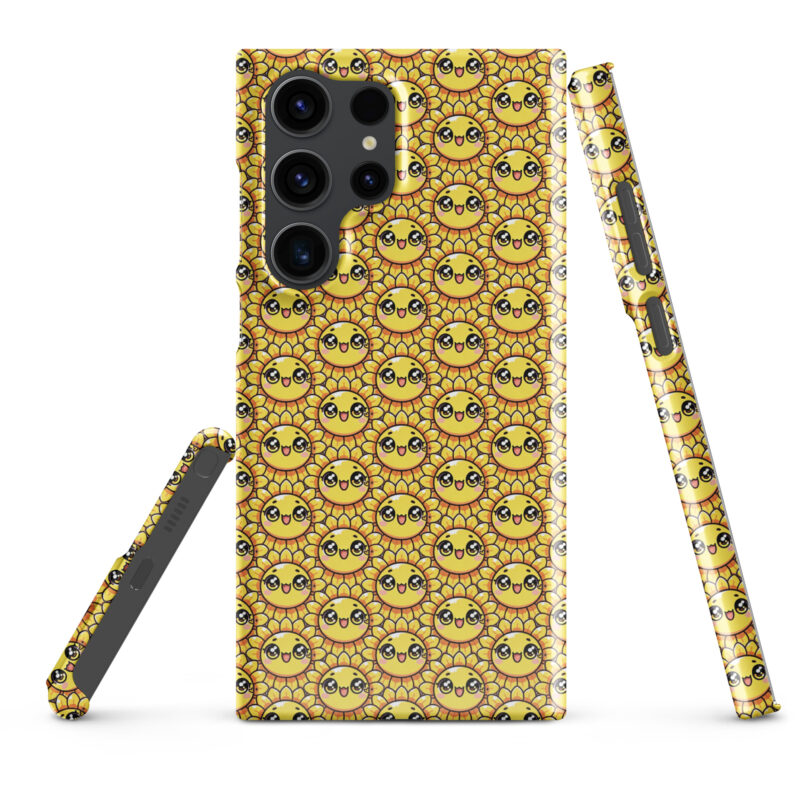 Kawaii sunflower with large glub shows Snapcase Samsung® cover