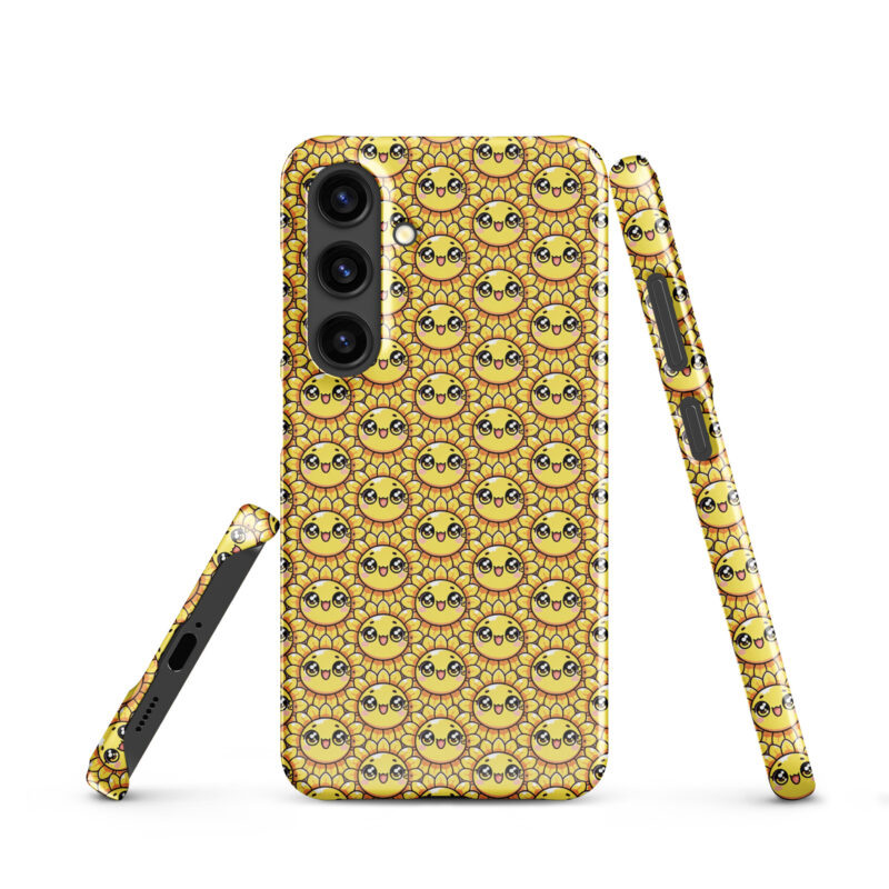 Kawaii sunflower with large glub shows Snapcase Samsung® cover