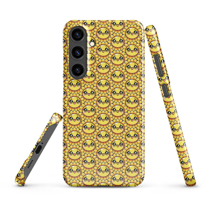 Kawaii sunflower with large glub shows Snapcase Samsung® cover